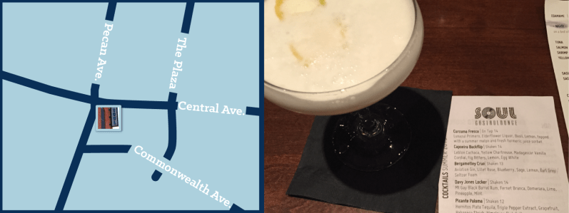 Stop Number 1: Soul Gastrolounge Soul is a real Midwood gem. It is known for its great cocktail menu and fantastic tapas.